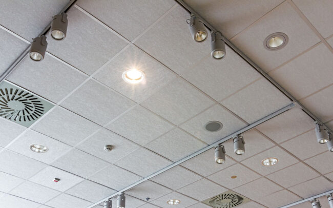 Deckensysteme für Gewerberäume